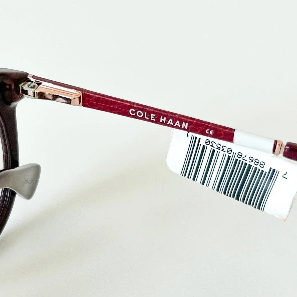 COLE HAAN Eyeglasses CH5002 (604) OXBLOOD New!